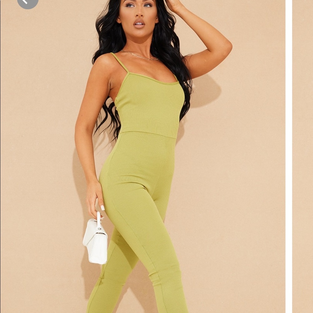 Ribbed Jumpsuit - Pretty Little Thing